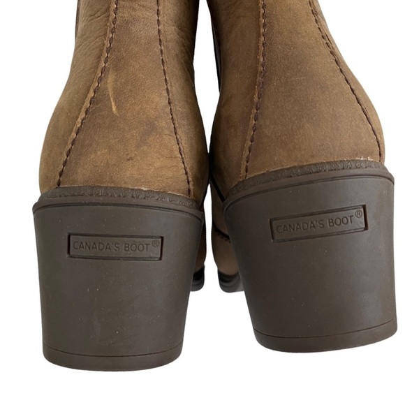 Kodiak Canada’s Waterproof Heeled Chelsea Boot Size 9 Brown Leather Pull On - Picture 8 of 11